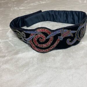 Vintage Christian Dior Beaded Belt Size Small